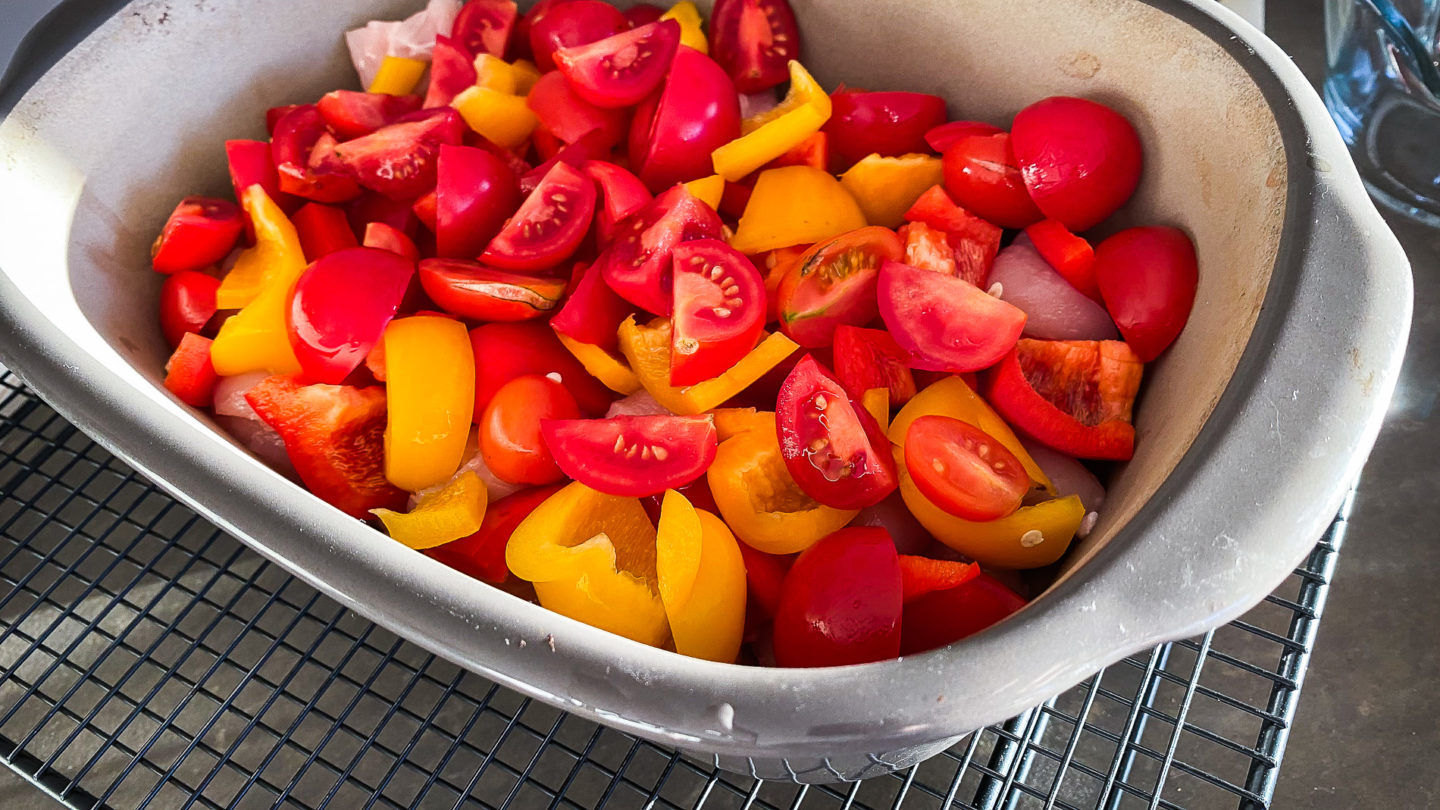 Hähnchen in Paprika-Tomaten-Sauce - SinaLeChef - selbstständige ...