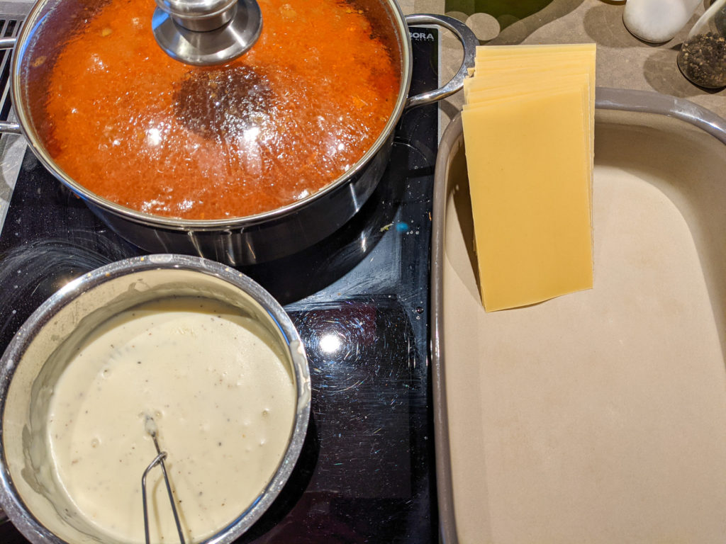 Vorbereitung Lasagne