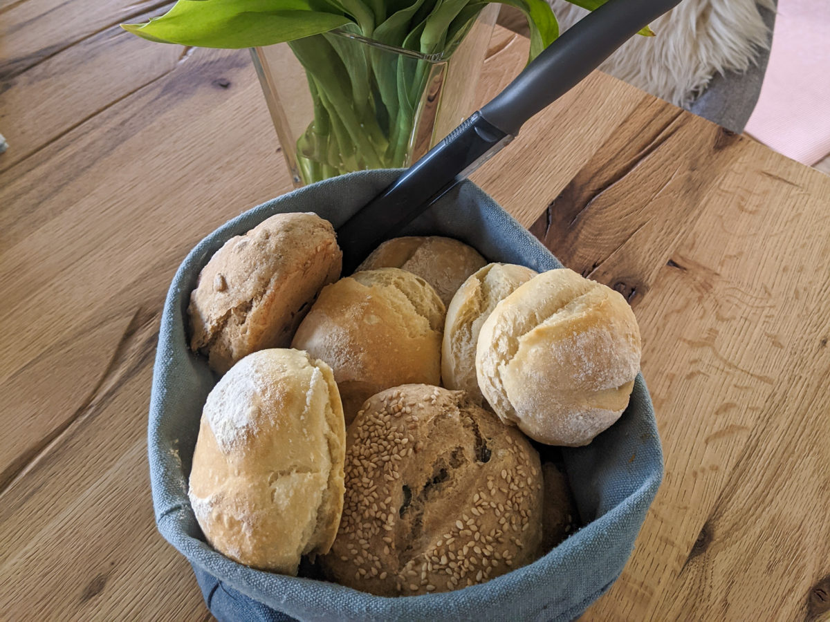 brötchen über nacht mit trockenhefe