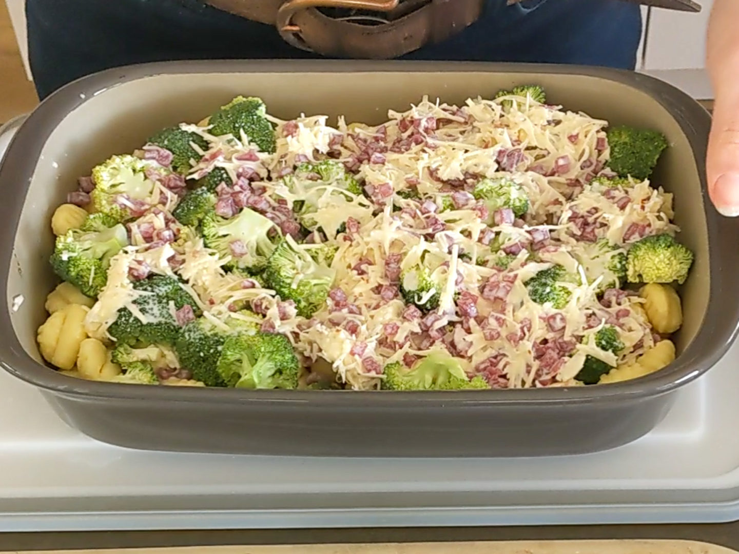 Gnocchi Brokkoli Auflauf SinaLeChef selbstständige Pampered Chef